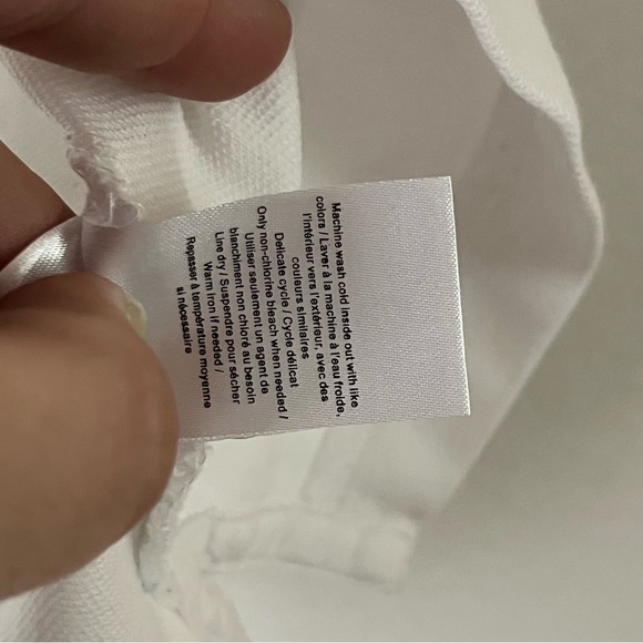 PsychoBunny white polo shirt with bunny accent size xsmall 5/6 - Picture 12 of 12